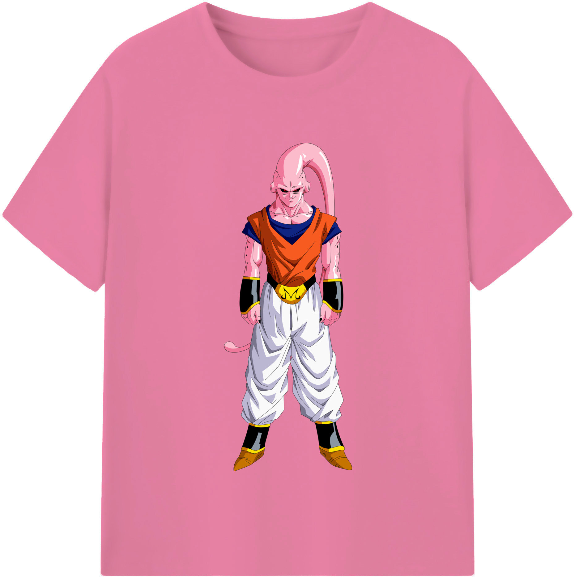 （画像用） ドラゴンボール 魔人ブウ DRAGON BALL Majin Buu 綿100％半袖Tシャツ（フロントプリント）